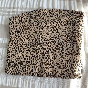 Brandy Melville cheeta tube top